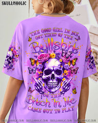 THE GOOD GIRL IN ME GOT TIRED SKULL ALL OVER PRINT - YHLN0512232