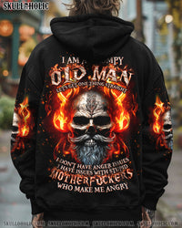 I AM A GRUMPY OLD MAN FIRE SKULL ALL OVER PRINT   - TLTW0603251