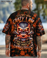 IT'S NOT HOW CRAZY I AM SKULL TIE DYE ALL OVER PRINT - TLTR1107251