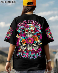 STUCK BETWEEN IDK IDC AND IDGAF SKULL ALL OVER PRINT - TLTR2103251