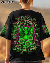 I AM THE STORM SKELETON WINGS SUNFLOWER ALL OVER PRINT   - TLTW1204252