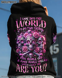 I CAME INTO THIS WORLD SUGAR SKULL ROSE ALL OVER PRINT - TLNZ1311233