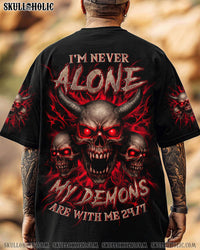 I'M NEVER ALONE SKULL DEMON ALL OVER PRINT - YHLN0506251
