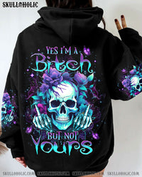 YES I'M A B BUT NOT YOURS SKULL ALL OVER PRINT - YHKD2411233