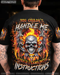 YOU COUDN'T HANDLE ME SKULL WINGS ALL OVER PRINT - YHHN1906243