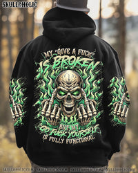 MY GIVE A F IS BROKEN SKULL ALL OVER PRINT - TLTR1712242