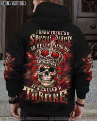 THRONE SKULL ALL OVER PRINT - YHLT0912242