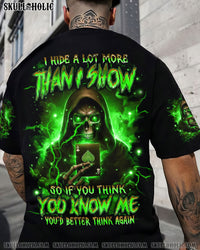 I HIDE A LOT MORE THAN I SHOW ALL OVER PRINT - YHHN1403252