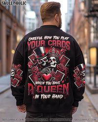 YOU HAVE A QUEEN IN YOUR HAND SKULL ALL OVER PRINT - TYTD0802253