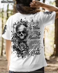 THE MONSTERS SLEEPING BEHIND MY SMILE SKULL ALL OVER PRINT  - TLTR1109254