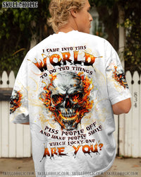 WHICH LUCKY ONE ARE YOU SKULL FIRE ALL OVER PRINT - TLTW2906241
