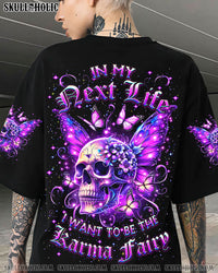 KARMA FAIRY SKULL WINGS ALL OVER PRINT - YHDU2406243