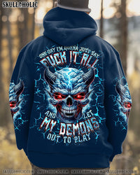 ONE DAY I'M GONNA JUST SAY DEMON SKULL ALL OVER PRINT   - TLTR0701251