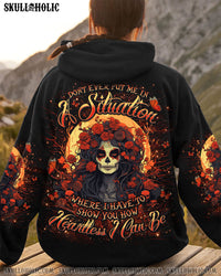 HOW HEARTLESS I CAN BE SKULL LADY  ALL OVER PRINT - TLNO0401253
