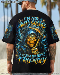 I'M NOT ANTI-SOCIAL MAD REAPER SKULL ALL OVER PRINT - YHHN2904253