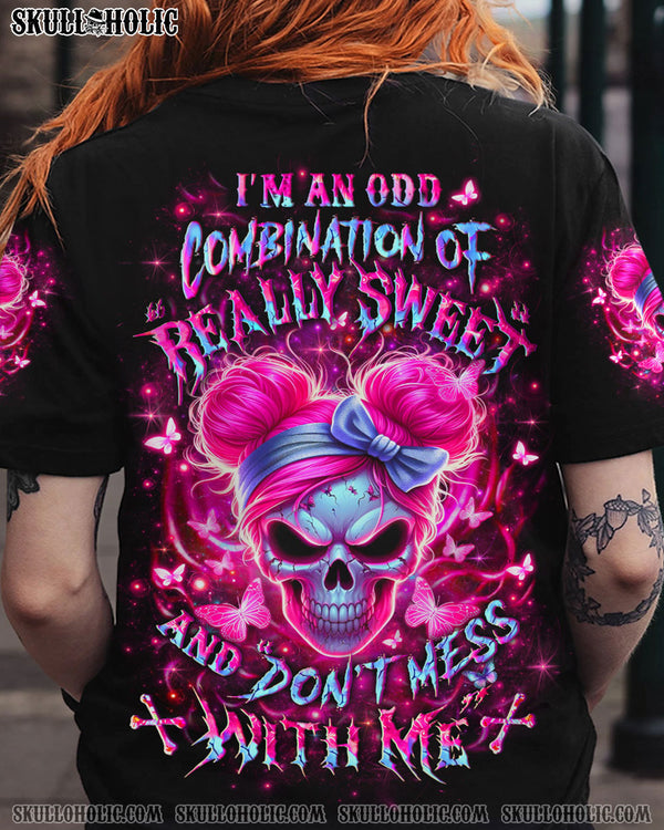 I'M AN ODD COMBINATION SKULL ROSE ALL OVER PRINT - YHLT2105243