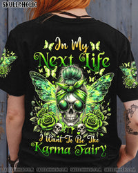 KARMA FAIRY MESSY BUN ALL OVER PRINT - TYHI0805241