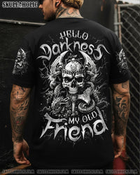 HELLO DARKNESS MY OLD FRIEND AXE SKULL ALL OVER PRINT - TLNO2510252