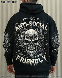 I'M NOT ANTI-SOCIAL SKULL ALL OVER PRINT  - TLNZ0512241