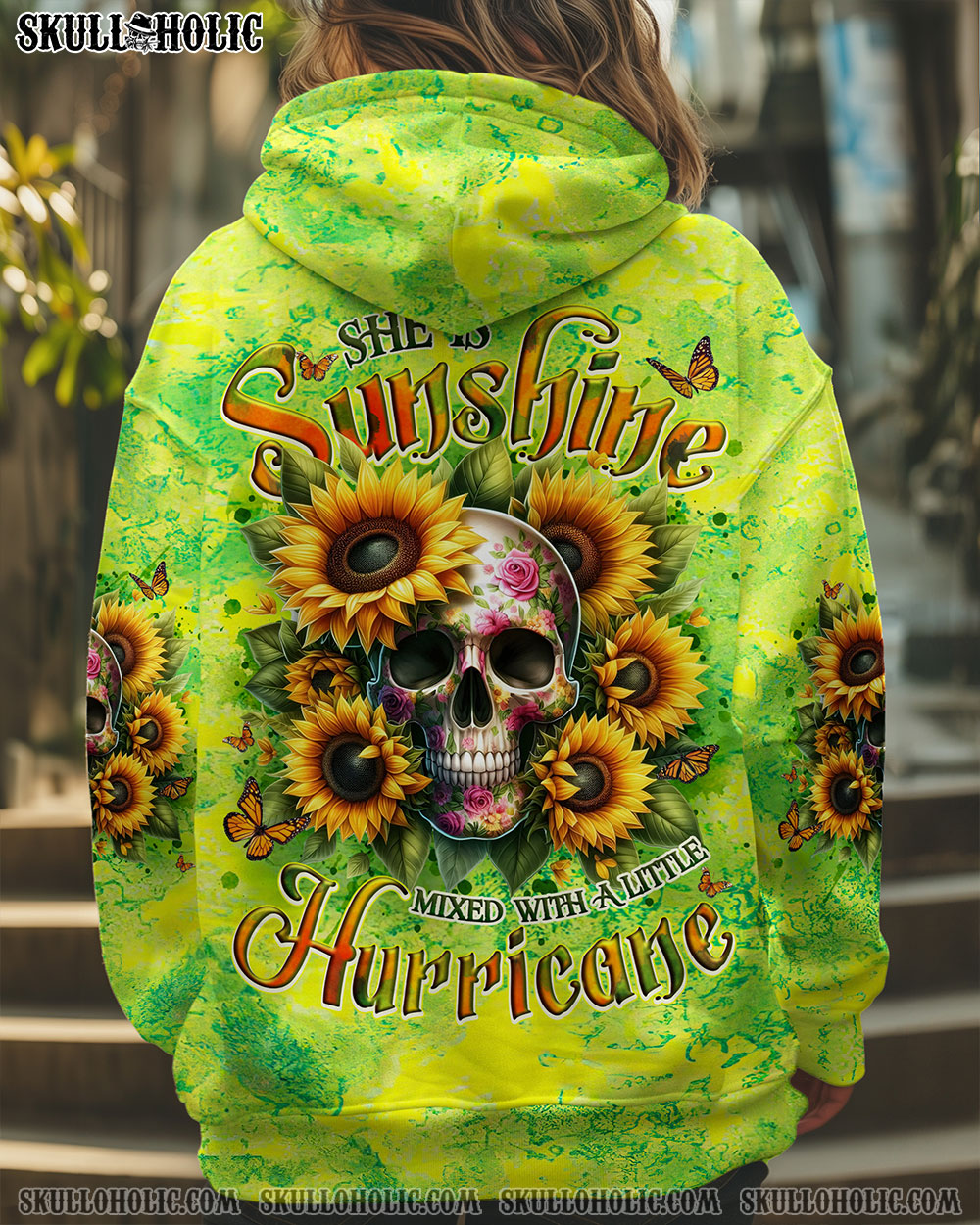 SHE IS SUNSHINE MIXED WITH A LITTLE HURRICANE ALL OVER PRINT - TYQY2712241