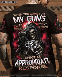 WHEN YOU COME FOR MY G REAPER SKULL ALL OVER PRINT    - TLNZ1704251