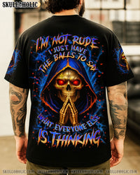 I'M NOT RUDE I JUST HAVE THE BALLS ALL OVER PRINT - YHLN090724