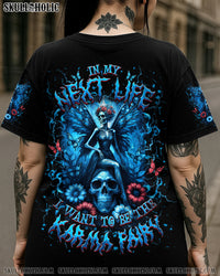 KARMA FAIRY SKULL ALL OVER PRINT - YHHG1606252