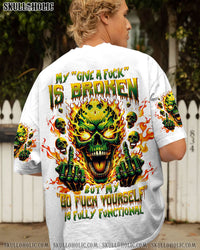 MY GIVE A F IS BROKEN SKULL FIRE ALL OVER PRINT - TLTW1105241