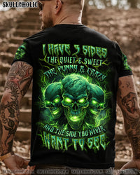 I HAVE 3 SIDES 3 SKULLS ALL OVER PRINT - YHLN0804241