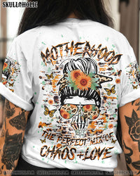 MOTHERHOOD MESSY BUN ALL OVER PRINT - YHHG1206242