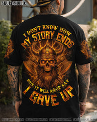 I DON'T KNOW HOW MY STORY ENDS VIKING SKULL ALL OVER PRINT - TYQY2803253