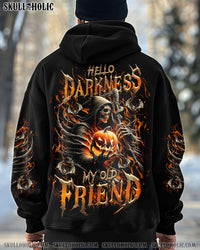 HELLO DARKNESS MY OLD FRIEND HALLOWEEN ALL OVER PRINT - TLTR1707252