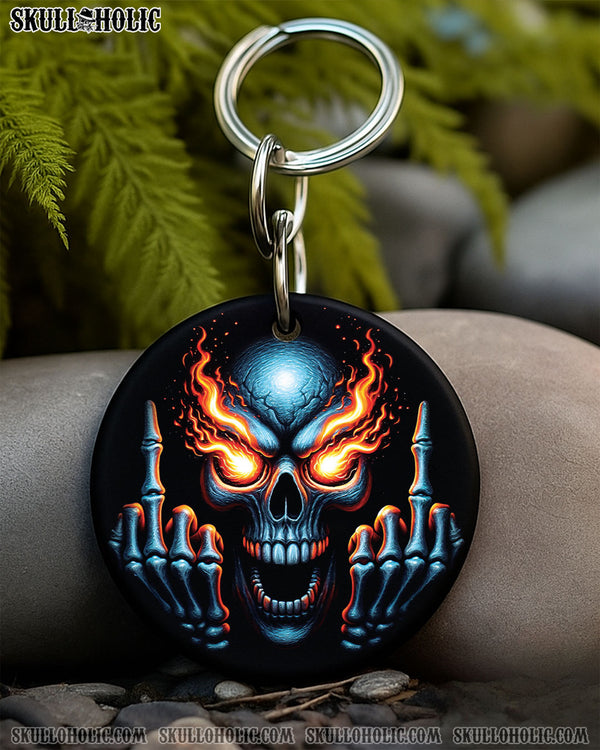 SKULL FIRE ORNAMENT & KEYCHAIN - YHLN1509255