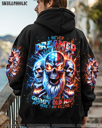 I NEVER DREAMED THAT ONE DAY GRUMPY OLD MAN SKULL ALL OVER PRINT - TLNT1102254