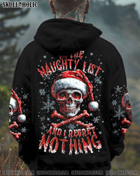 ON THE NAUGHTY LIST SKULL CHRISTMAS ALL OVER PRINT  - TLTR2610241