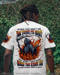 WHEN YOU MEET ME REAPER SKULL FIRE ALL OVER PRINT - TLNZ1309251