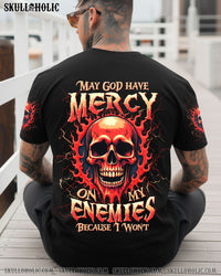 MAY GOD HAVE MERCY ON MY ENEMIES SKULL ALL OVER PRINT - TLTW1511251