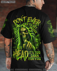 DON'T EVER TRY TO GET INSIDE MY HEAD REAPER SKULL ALL OVER PRINT - TLNT0410251