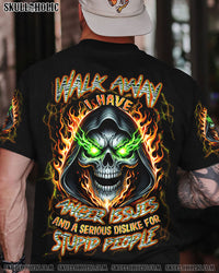 WALK AWAY I HAVE ANGER ISSUES SKULL ALL OVER PRINT - YHLN2806243