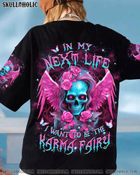 KARMA FAIRY SKULL WINGS ALL OVER PRINT - YHKD1912231