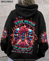 WHICH LUCKY ONE ARE YOU 3 SKULLS ALL OVER PRINT - TLTW3001242
