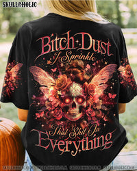 B DUST I SPRINKLE THAT S ON EVERYTHING SKULL MESSY BUN WINGS ALL OVER PRINT - TLNO1304241