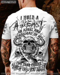 I HOLD A BEAST AN ANGEL AND MADMAN IN ME ALL OVER PRINT - YHLN2803251