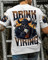 DRINK LIKE A VIKING SKULL ALL OVER PRINT - TYTD0304251