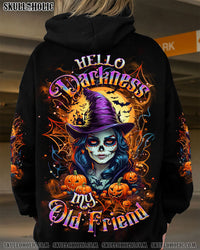 HELLO DARKNESS MY OLD FRIEND WITCH HALLOWEEN ALL OVER PRINT - YHLT2708241