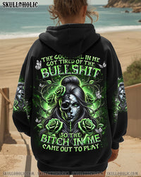 THE GOOD GIRL IN ME SKULL LADY ROSE ALL OVER PRINT  - TLNT1812242