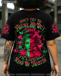 DON'T TRY TO FIGURE ME OUT SKULL ALL OVER PRINT - YHHG1605251