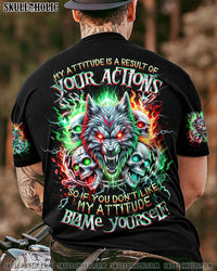 BLAME YOURSELF SKULL WOLF ALL OVER PRINT - TLNZ1008241