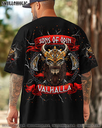 SONS OF ODIN VALHALLA VIKING SKULL ALL OVER PRINT  - TLNT0104251