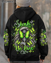 SHHH NO ONE CARES BUTTERFLY SKULL LADY ALL OVER PRINT  - TLNT2301254